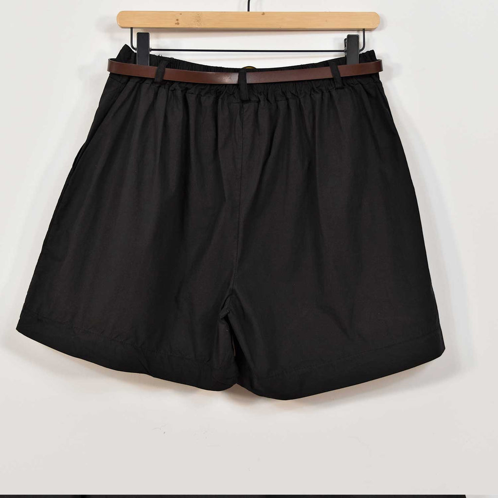 Short cinturón negro