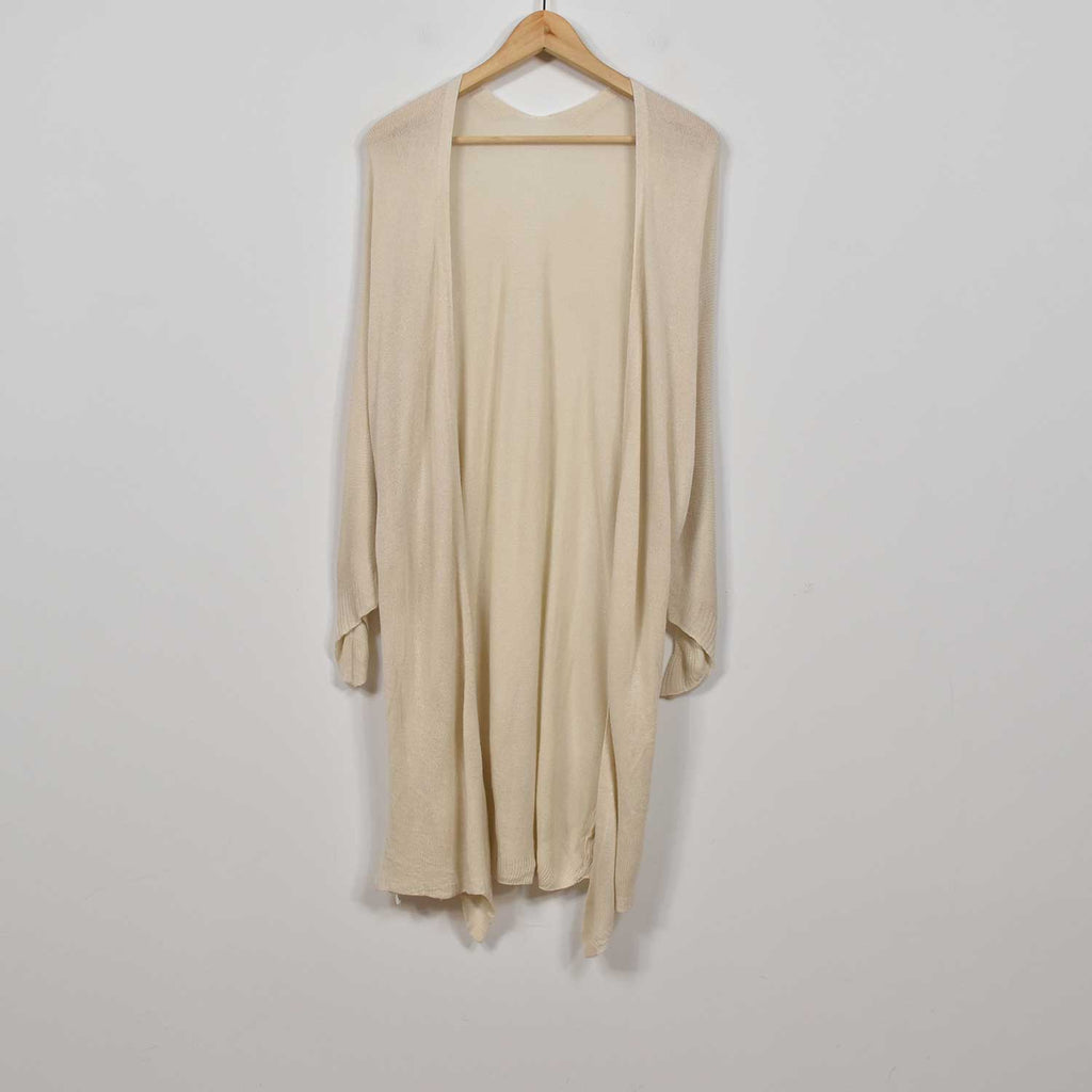 Kimono largo beige