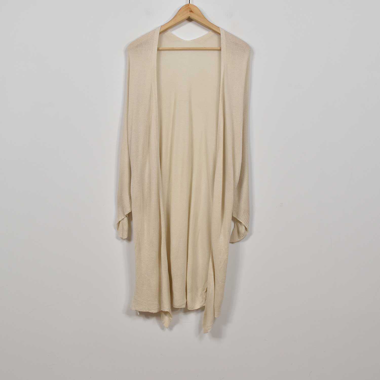 Kimono largo beige