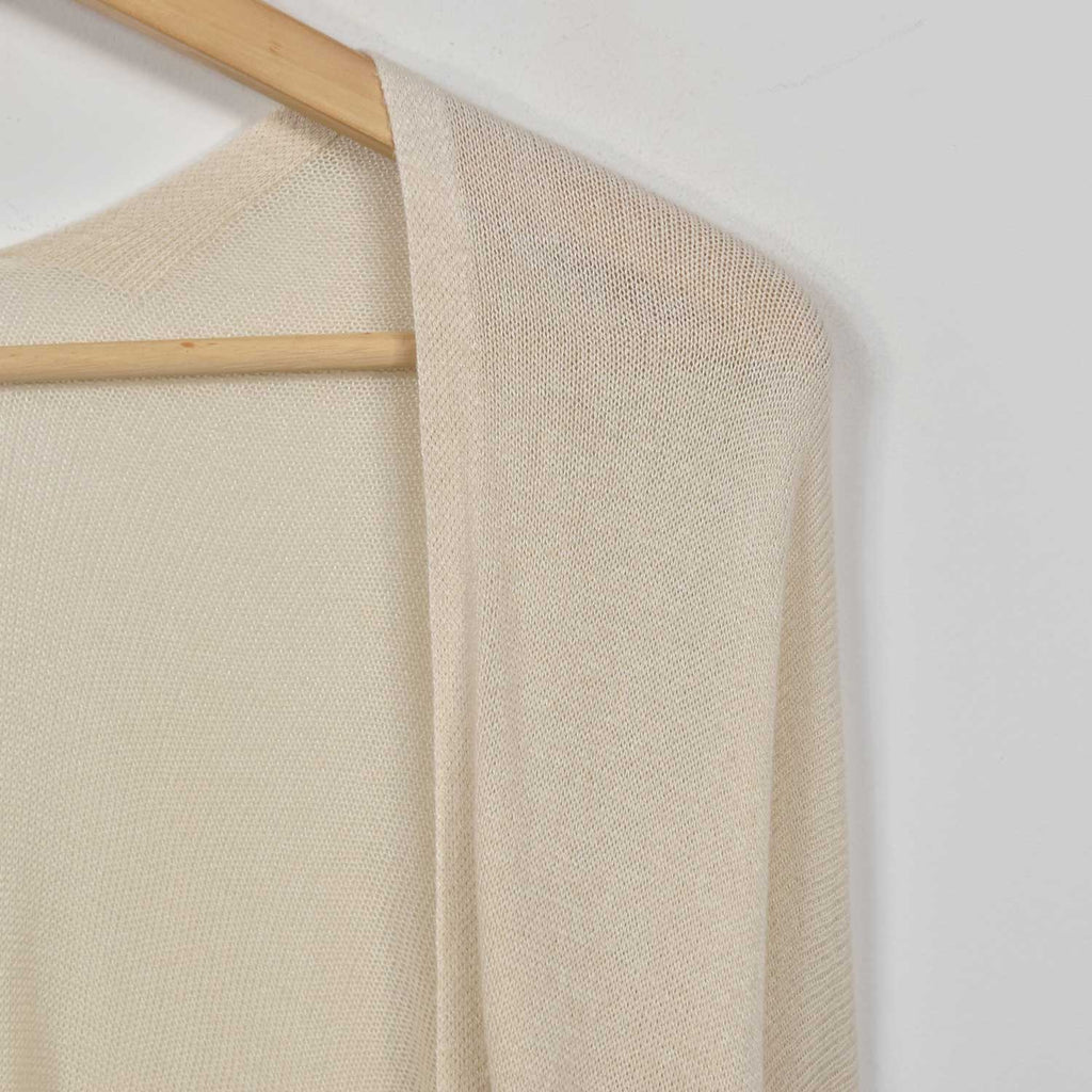 Kimono largo beige