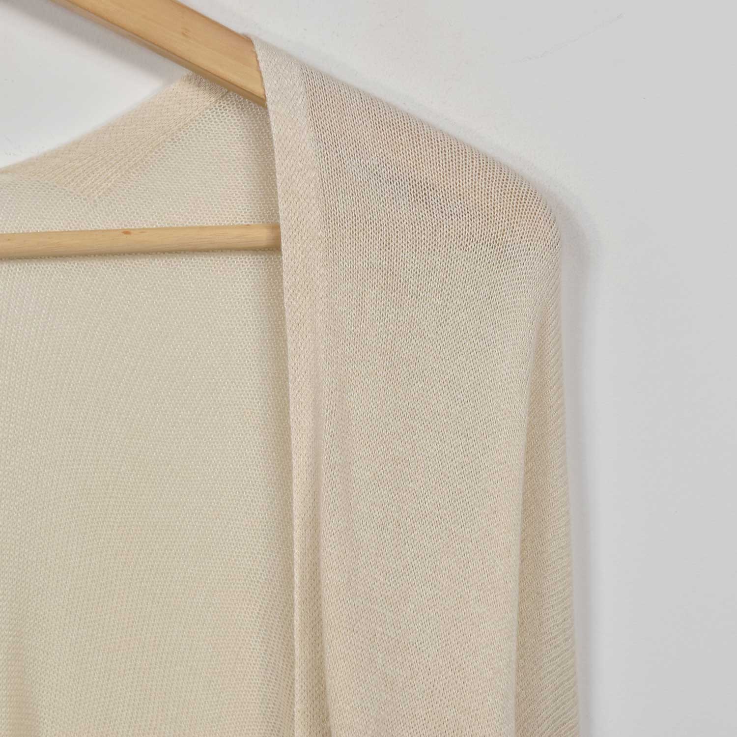 Kimono largo beige