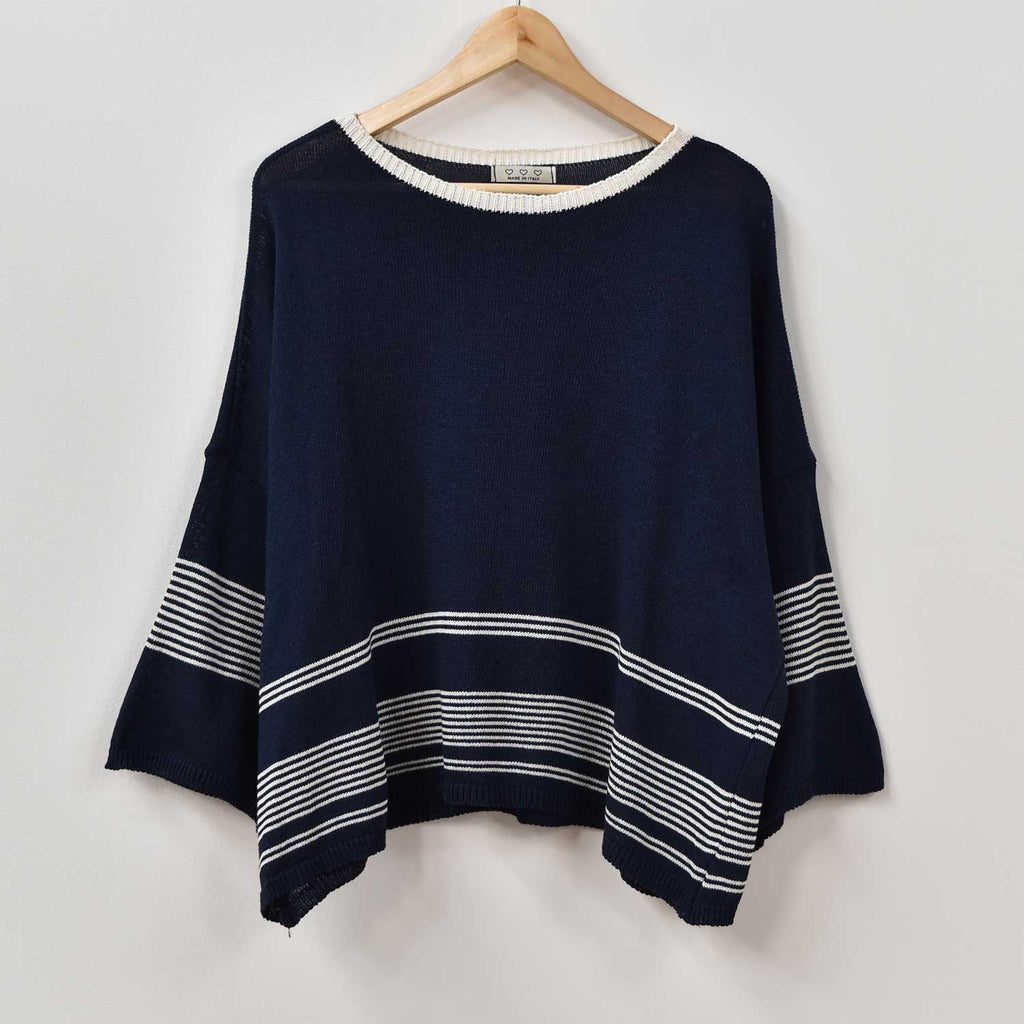 Jersey rayas marino