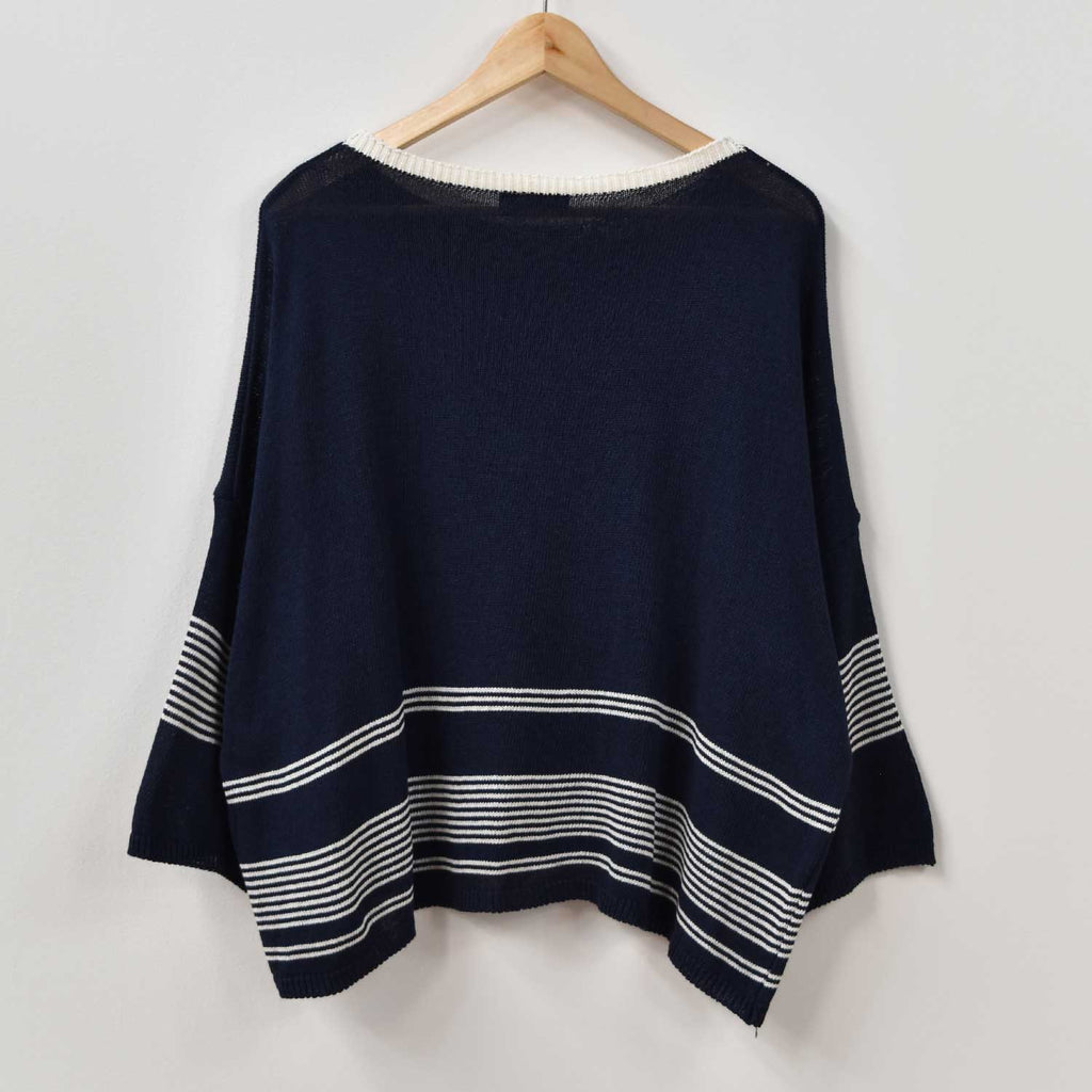 Jersey rayas marino