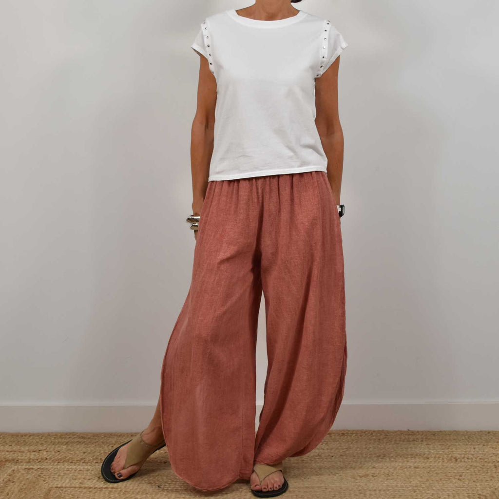 Camiseta tachas blanca