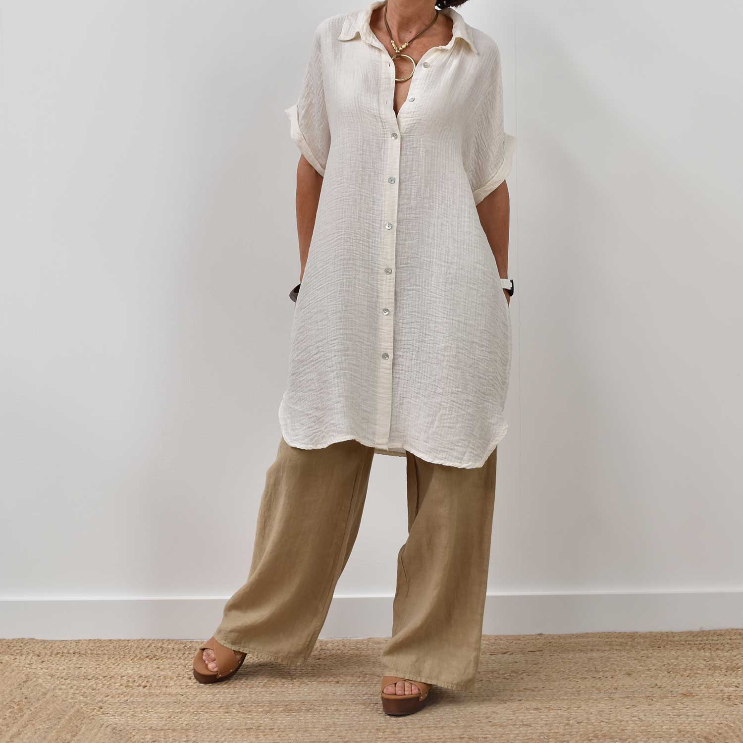 Camisola beige