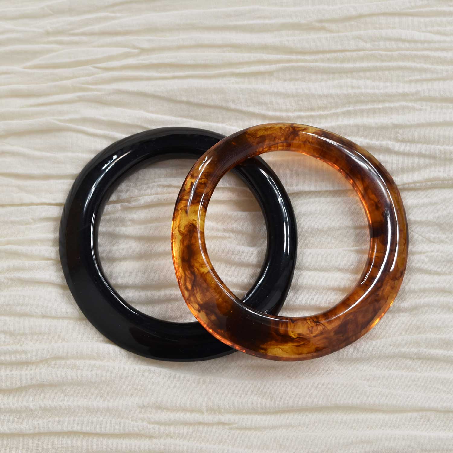 Set 2 pulseras resina fina