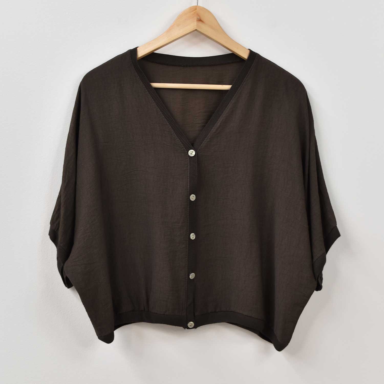 Chaqueta textura chocolate