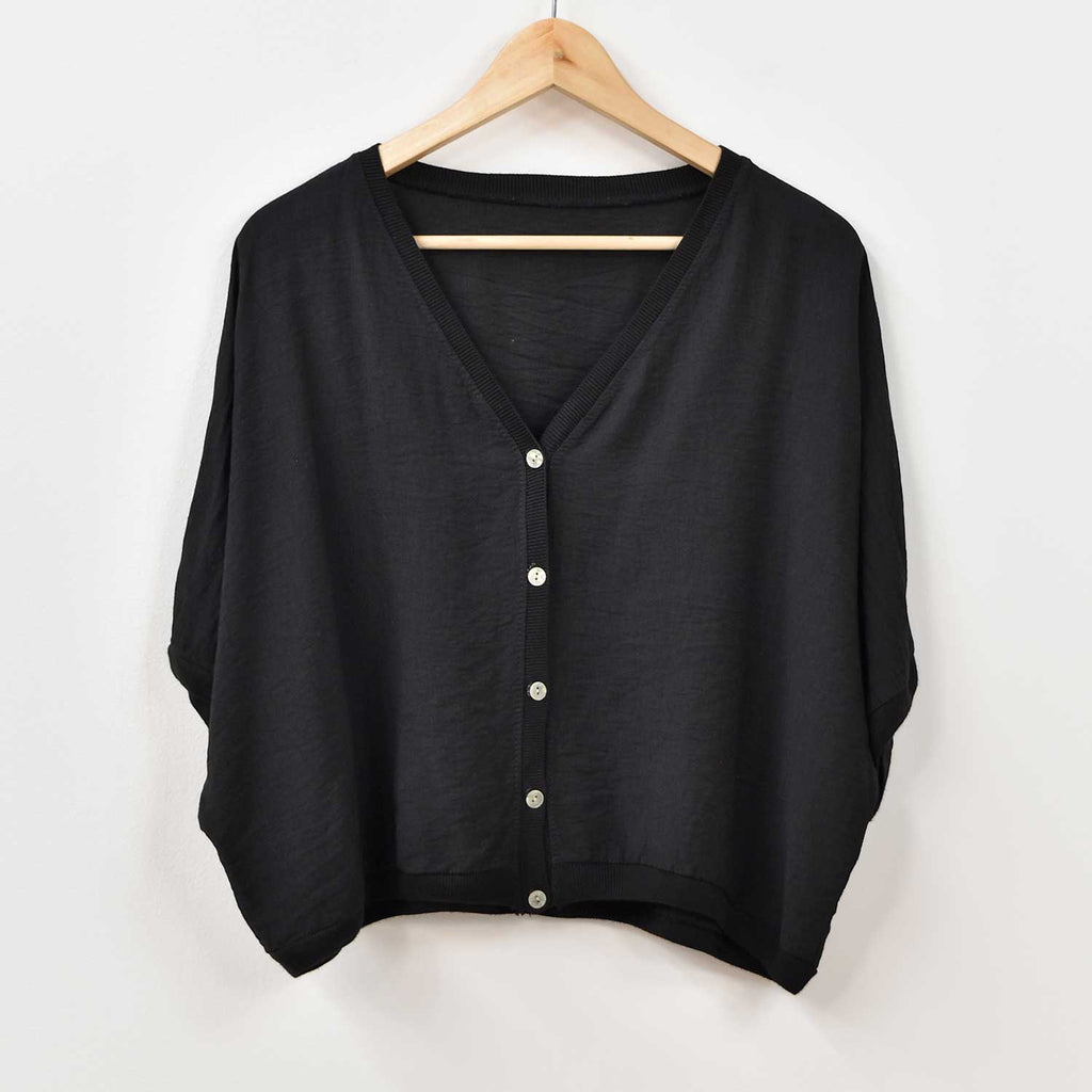 Chaqueta textura negra