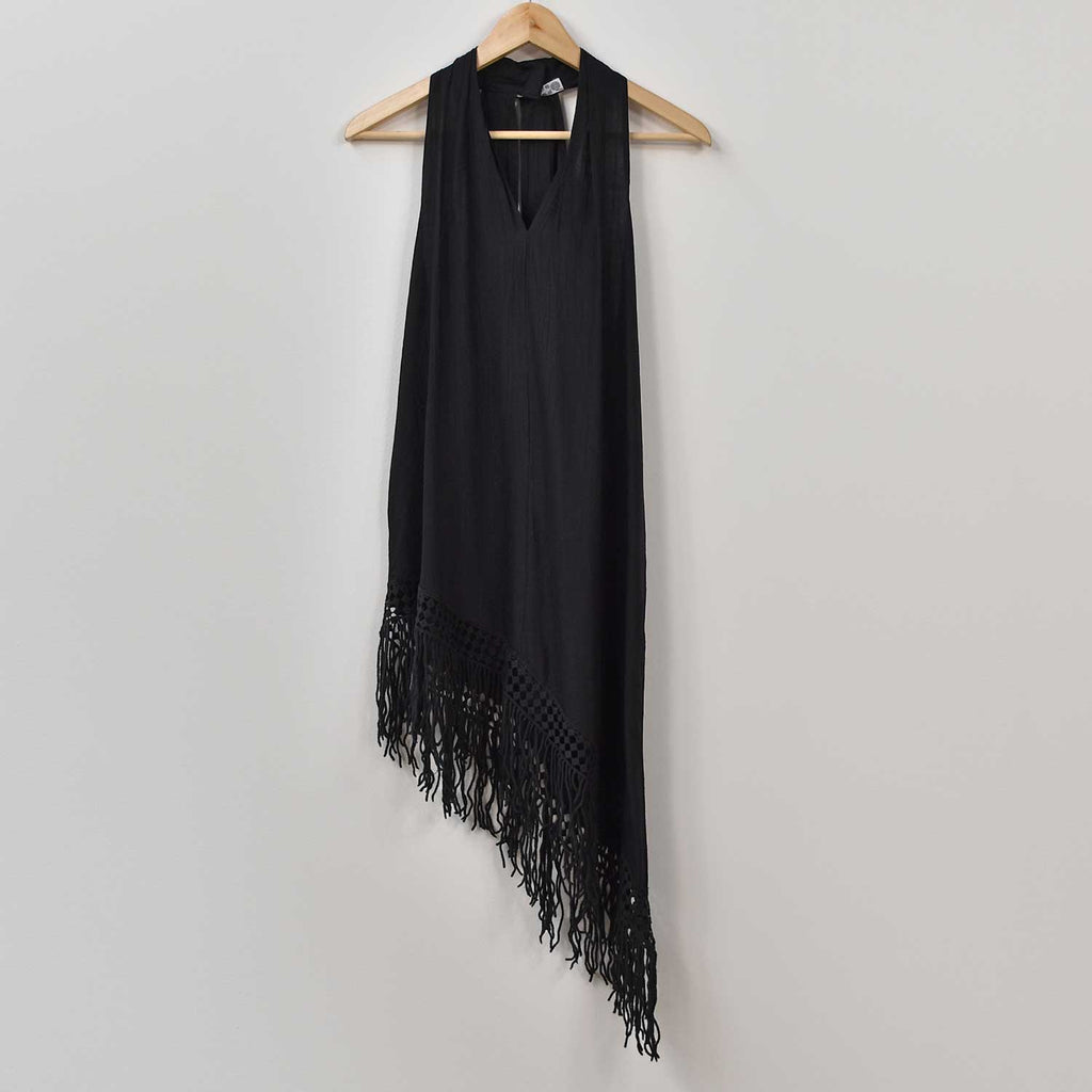 Total look fleco negro