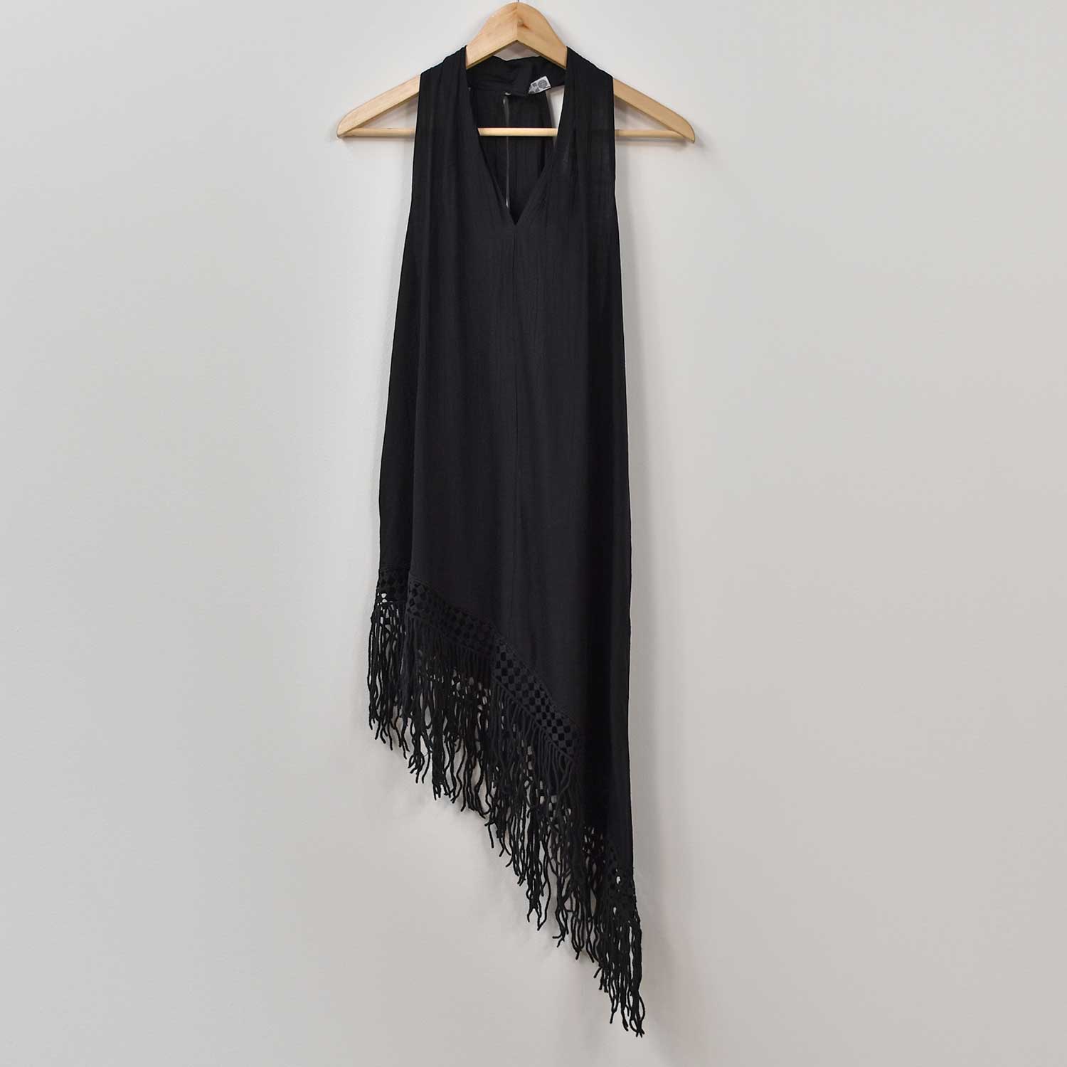 Total look fleco negro