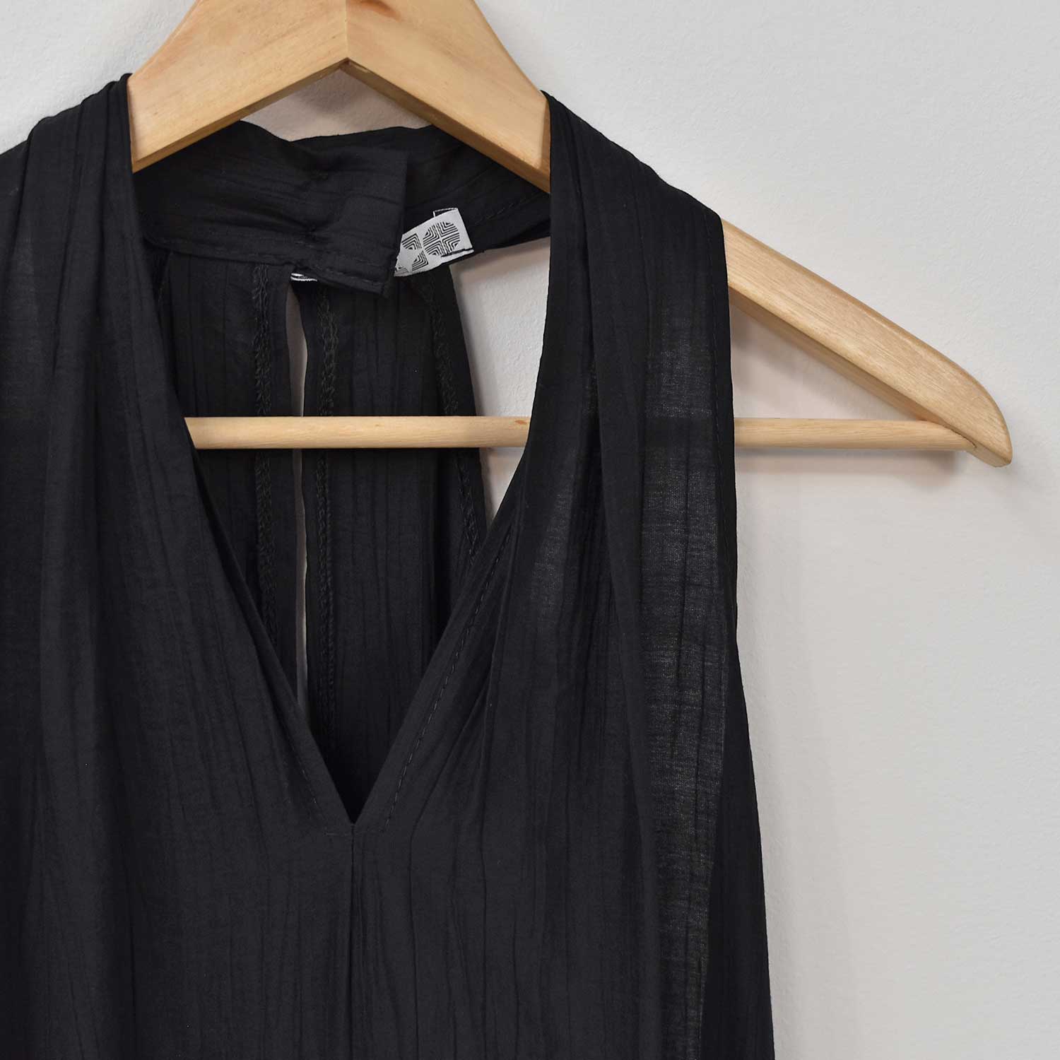 Total look fleco negro