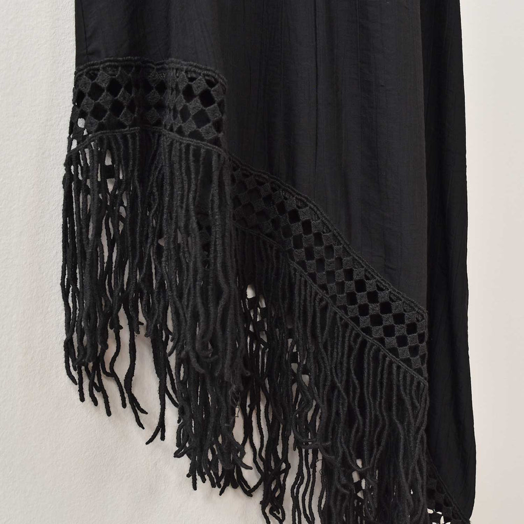 Total look fleco negro