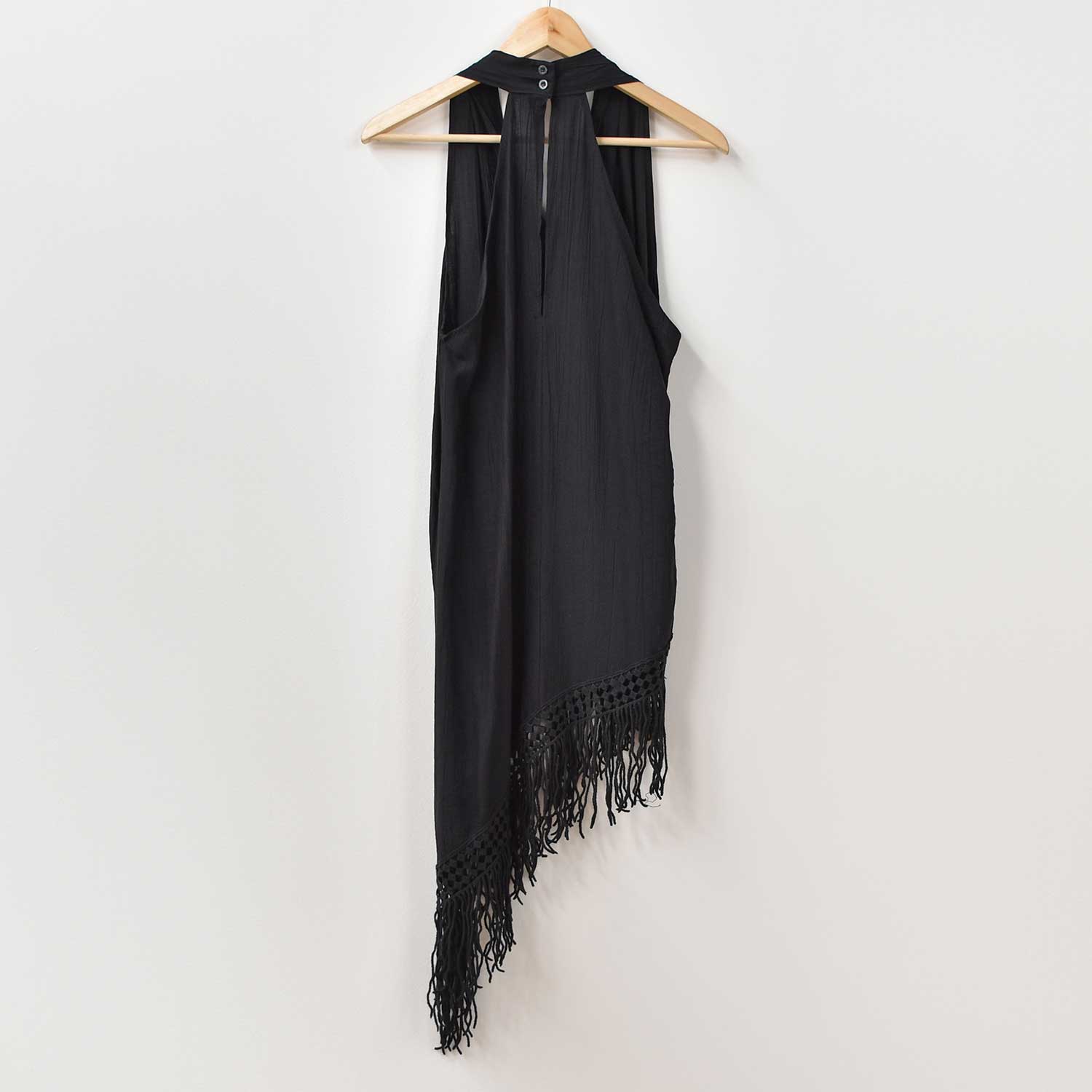 Total look fleco negro