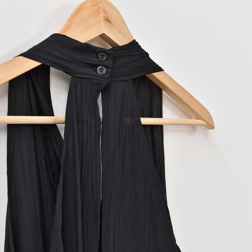 Total look fleco negro