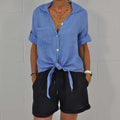 Short lino corto marino