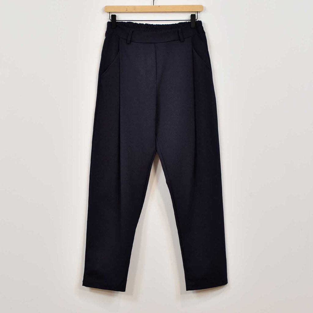 Pantalón baggy elástico marino