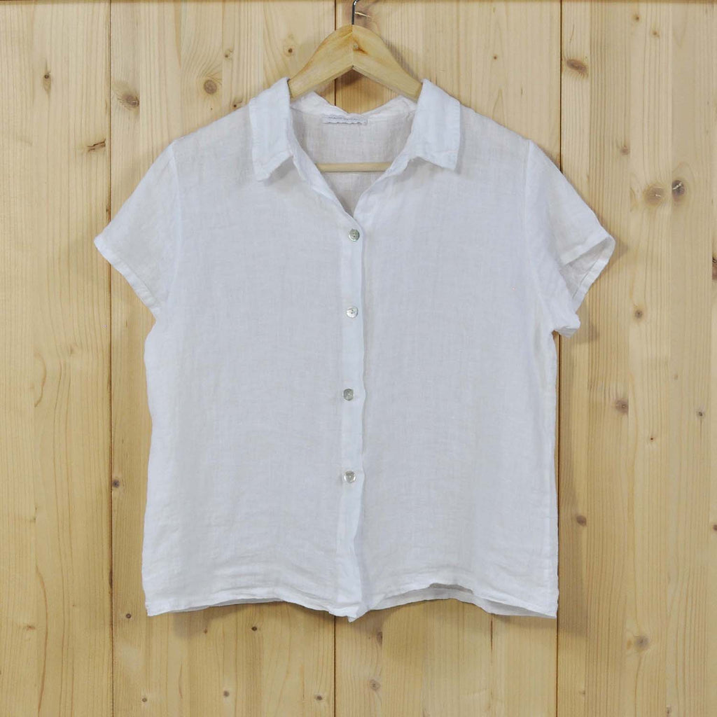 Camisa lino blanca
