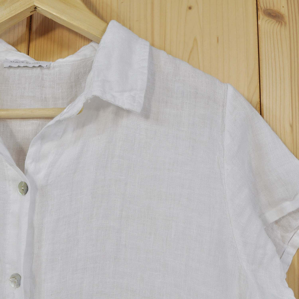 Camisa lino blanca