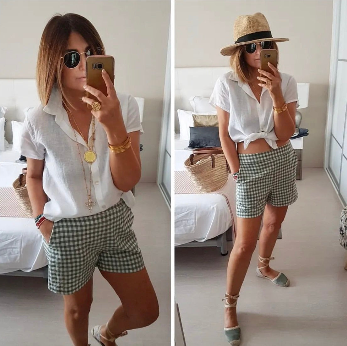 Camisa lino blanca
