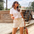 Camisa lino blanca